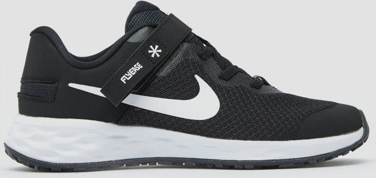 Nike revolution 6 flyease hardloopschoenen zwart/wit kinderen online kopen