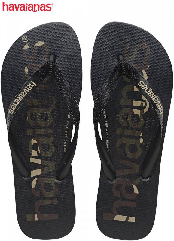 Havaianas Slippers Top Logomania 4144264.4058.M19 Zwart-39/40 maat 39/40