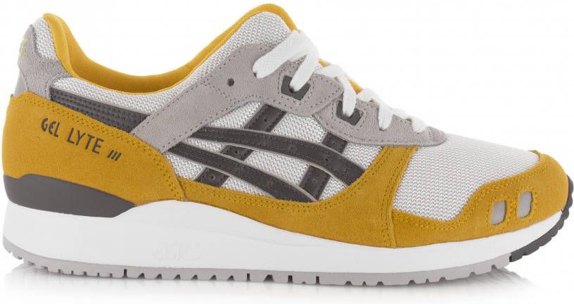 ASICS Gel Lyte III Heren Schoenen Yellow Leer, Textil