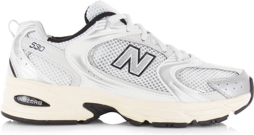 New Balance 530 Unisex Sneakers wit/zilver metallic