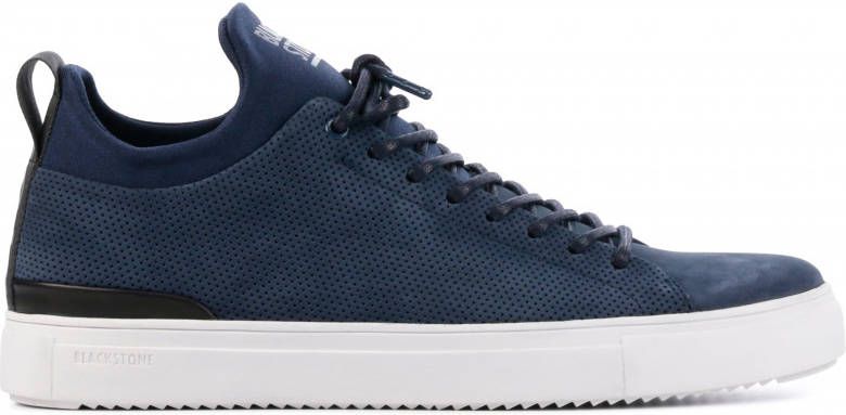 Blackstone SG38 suède sneakers donkerblauw