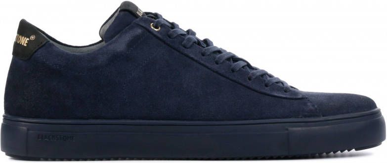 Blackstone SG20 suède sneakers donkerblauw