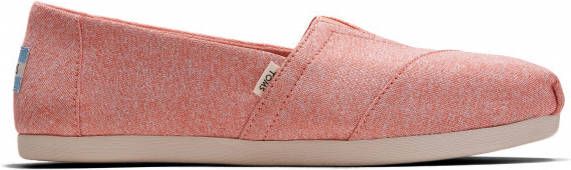 TOMS Women's Alpargata Espadrilles Recycled Polyester Sneakers rood/beige
