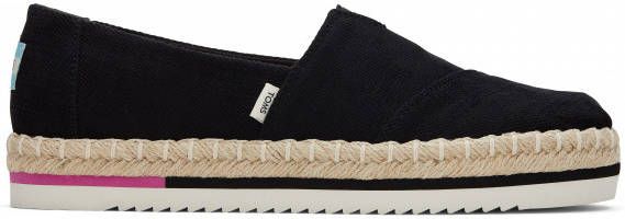 TOMS Women's Alpargata Platform Rope Sneakers zwart/beige