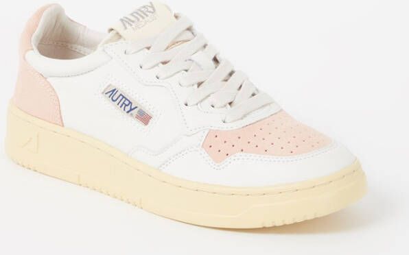 Autry Medalist sneaker van leer met suè, de details