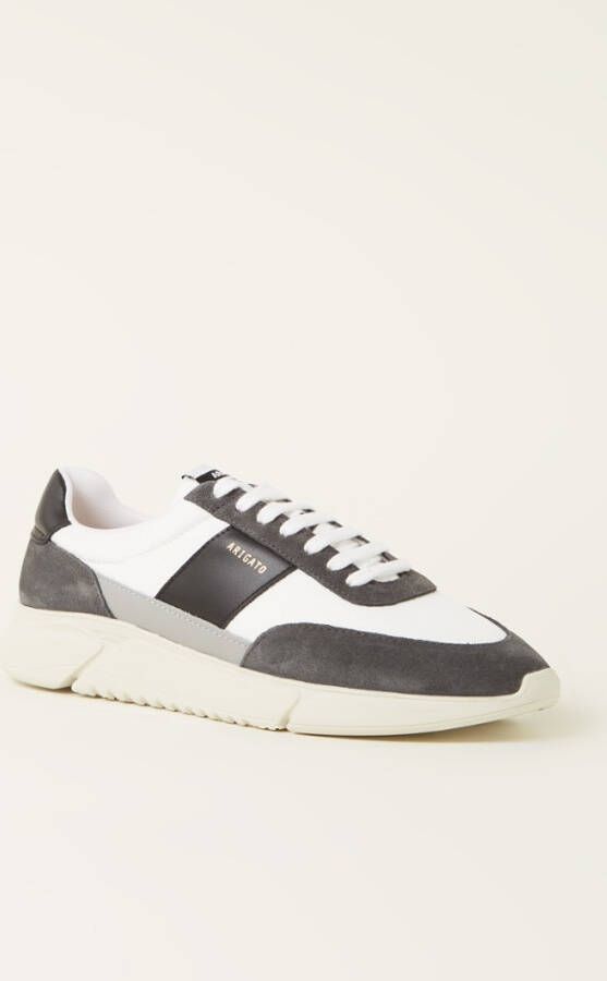 Axel Arigato Genesis Vintage sneaker met suè, de en leren details