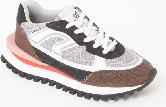 Axel Arigato Sonar sneaker met leren en suè, de details