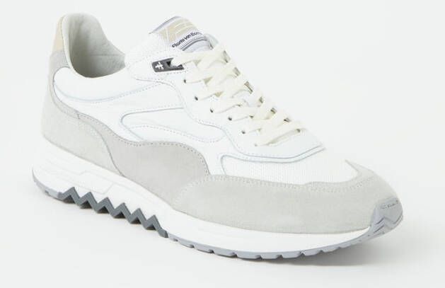 Floris van Bommel De Harder 01.00 sneaker met suè, de details