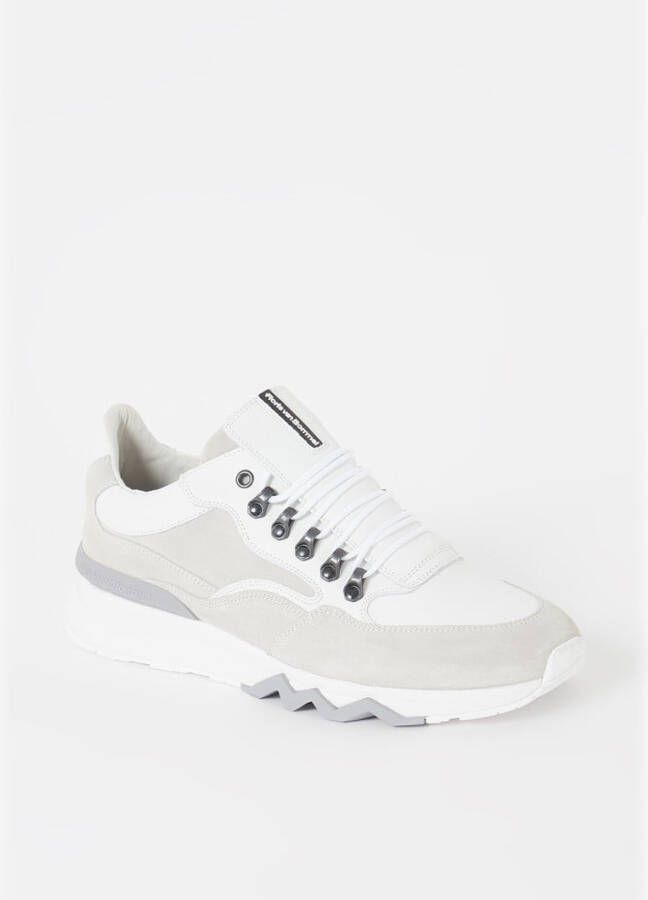 Floris van Bommel De Zager 01.05 sneaker met nubuck en su&#xE8, de details