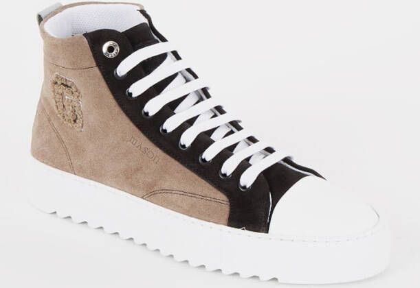 Mason Garments Astro Hi Classico Sneakers , Bruin, Heren