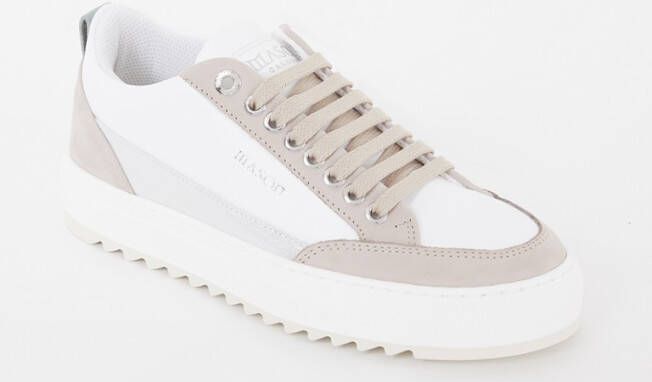Mason Garments Tia sneaker van leer met details van nubuck