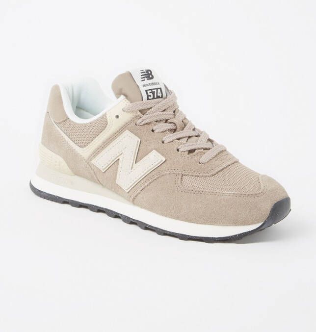 New Balance 574 sneaker met su&#xE8, de details
