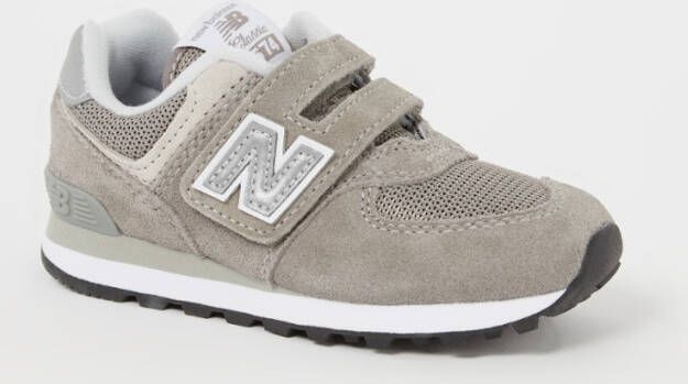 New Balance 574 sneaker van suè, de met mesh details