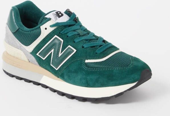 New Balance 574 sneaker van su&#xE8, de met mesh details