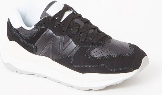 New Balance 57/40 sneaker met leren en suè, de details