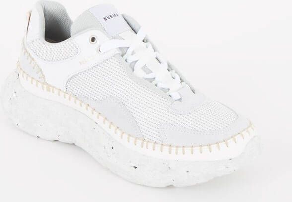 Nubikk Ross Riviera White Combi Lage sneakers