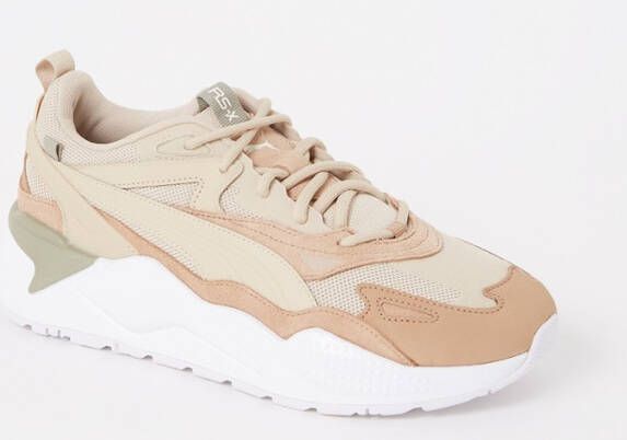 Puma RS X Efekt sneaker met details van leer en nubuck