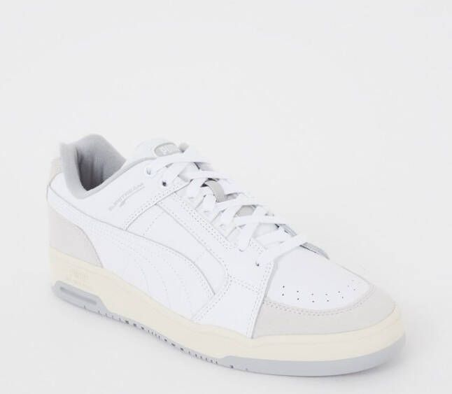 Puma Slipstream lo retro sneaker van leer met suè, de details