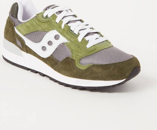Saucony Sneaker met details van leer en suè, de