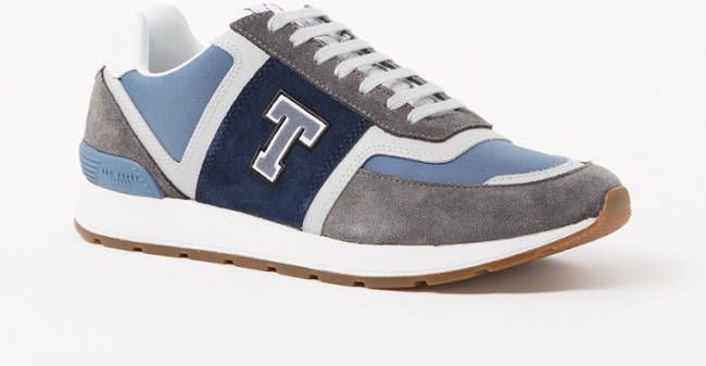 Ted Baker Gregory sneaker met su&#xE8, de en leren details