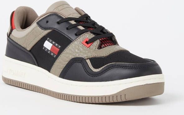 Tommy Hilfiger Zion Retro Basket sneaker met leren details
