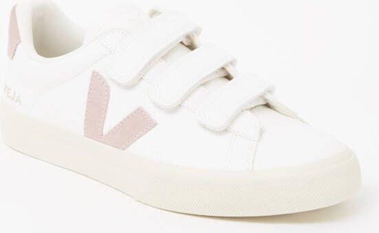 Veja Recife Chromefree sneaker van leer met su&#xE8, de details