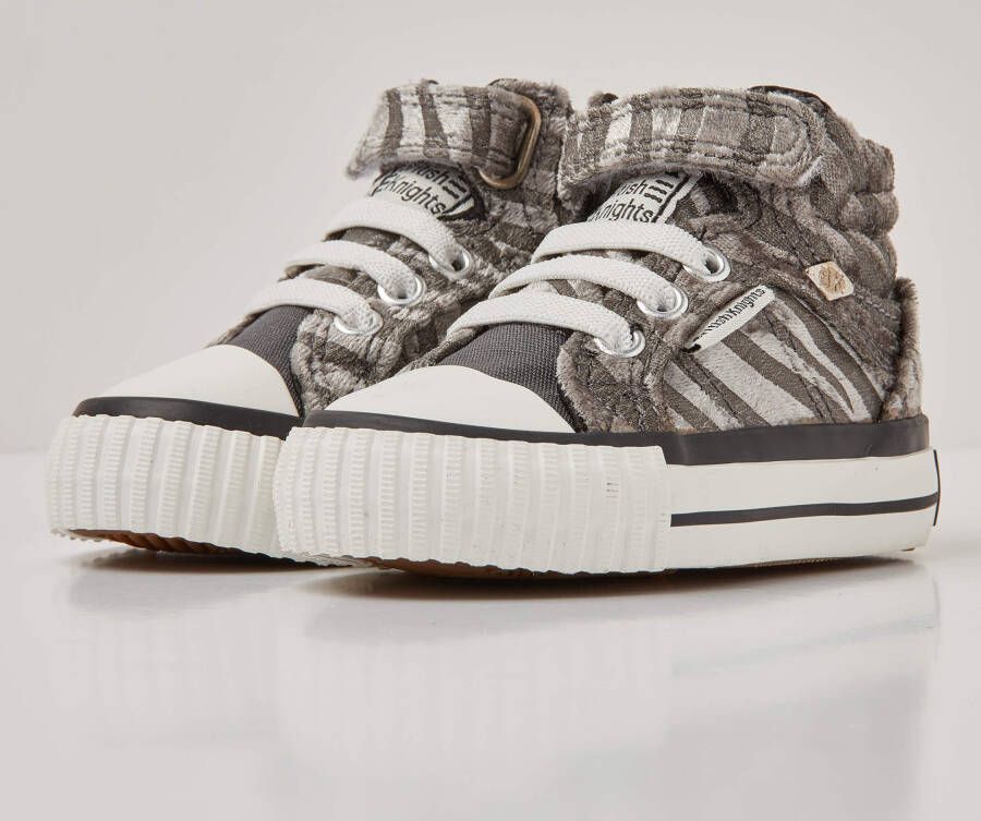british knights DEE BABY MEISJES SNEAKERS HOOG, GREY, 20, POLYESTER