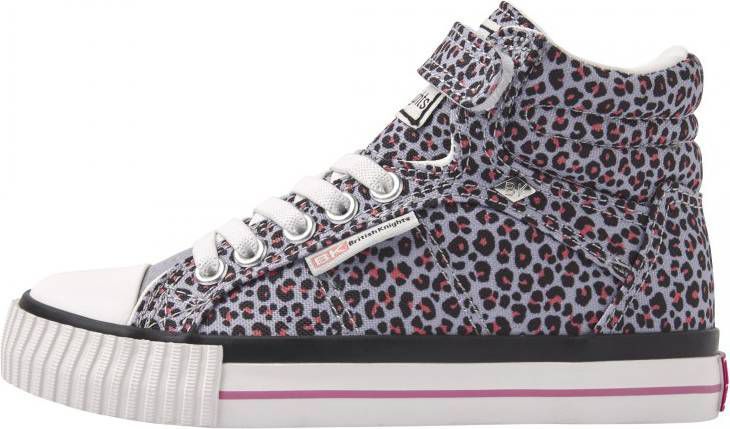 british knights DEE Meisjes hoge sneakers panterprint Panterprint