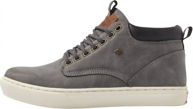british knights WOOD Heren half hoge sneakers boots Grijs