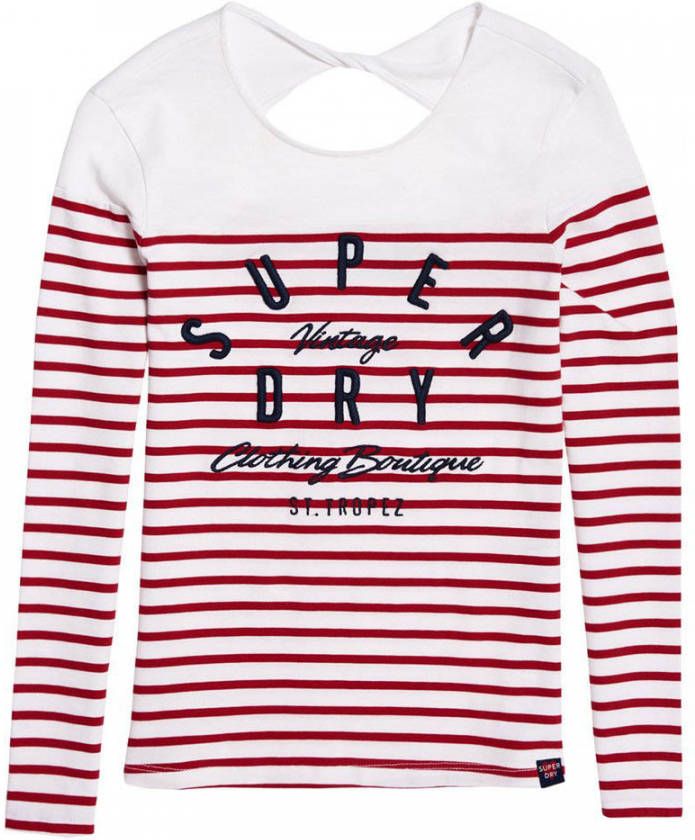 T-shirt Korte Mouw Superdry CALLIE TWIST BACK TOP