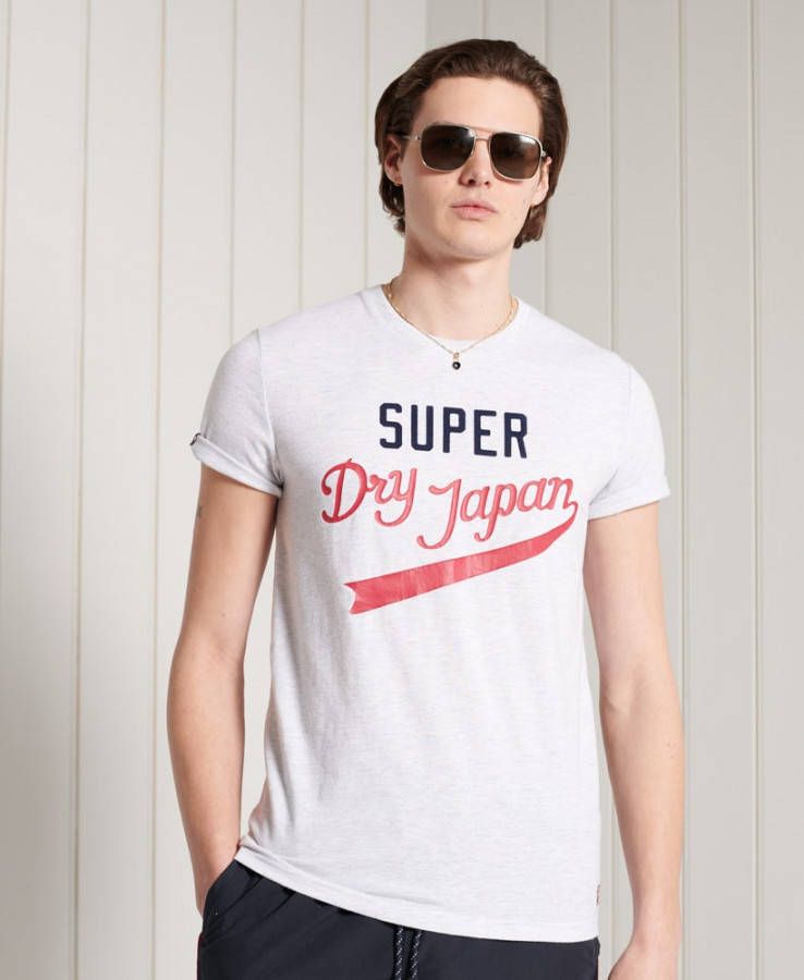 Superdry T shirt Korte Mouw COLLEGIATE GRAPHIC TEE 185