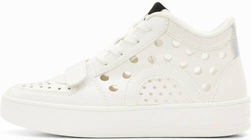 Desigual Hoge sneakers met gaatjes