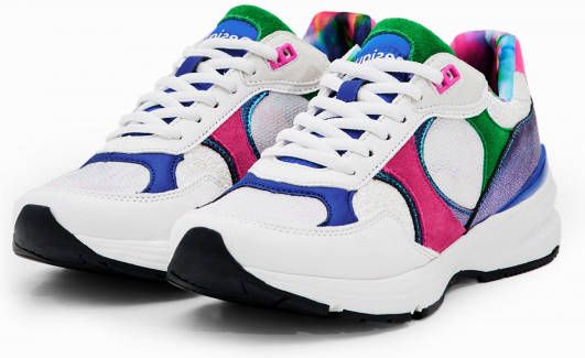 Desigual Runner sneaker met patch