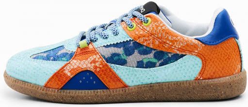 Desigual Retro sneakers met veelkleurige patch