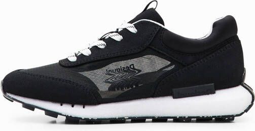 Desigual Runner sneakers met transparante onderdelen