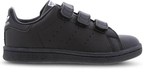 Adidas Stan Smith voorschools Schoenen Black Leer, Synthetisch