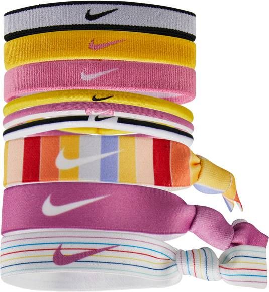 Nike Haarelastieken met print voor kids (9 stuks) Oranje