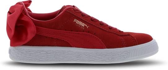 Puma Suede Bow voorschools Schoenen Red Suède