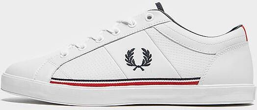 Fred Perry Baseline Perforated Heren White Heren