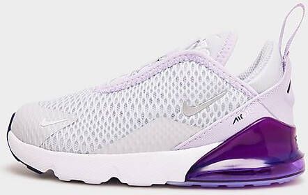 Nike Air Max 270 Baby's Pure Platinum/Violet Frost/Midnight Navy/Metallic Silver Kind