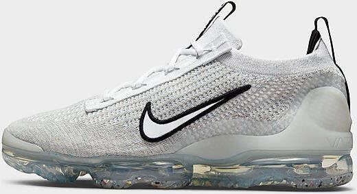 Nike Air VaporMax 2021 FK Herenschoen White/Black/Metallic Silver/White Heren