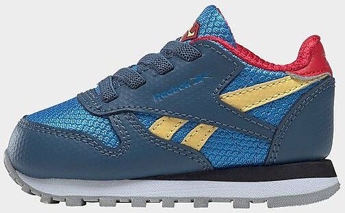 Reebok dc classic leather schoenen Upbeat Blue/Redtastic/Hazy Yellow