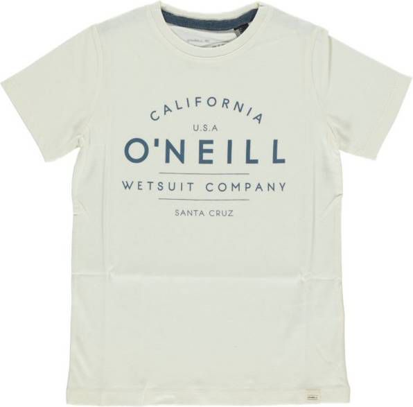 O'Neill ONeill! Jongens Shirt Korte Mouw Maat 152 Off White Katoen/viscose