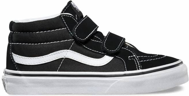 Vans SK8 Mid Reissue Black/True White Sneakers hoge sneakers