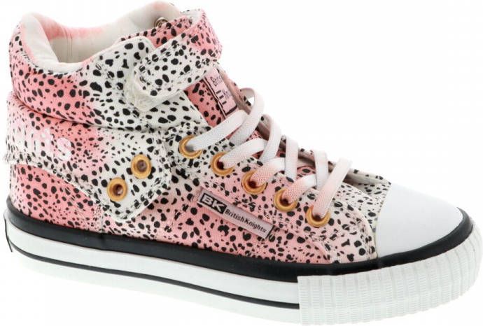 british knights hoge meisjes sneakers met stippen