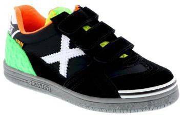 Sneakers Munich 1514 051 Black Fluor Green