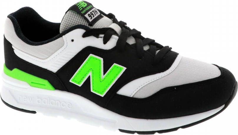 New Balance 997 sneakers zwart/groen/lichtgrijs
