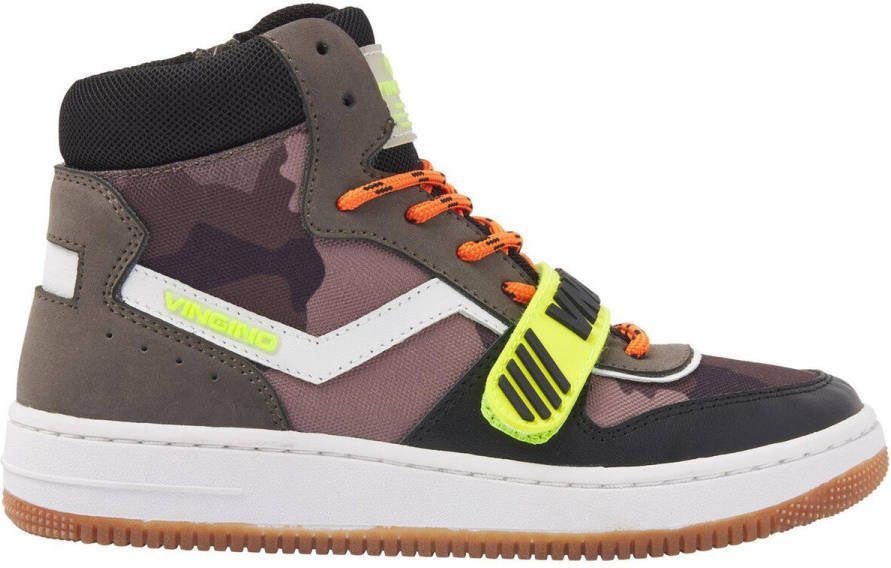 Vingino Rens Mid Velcro Beterboot Jongens Groen