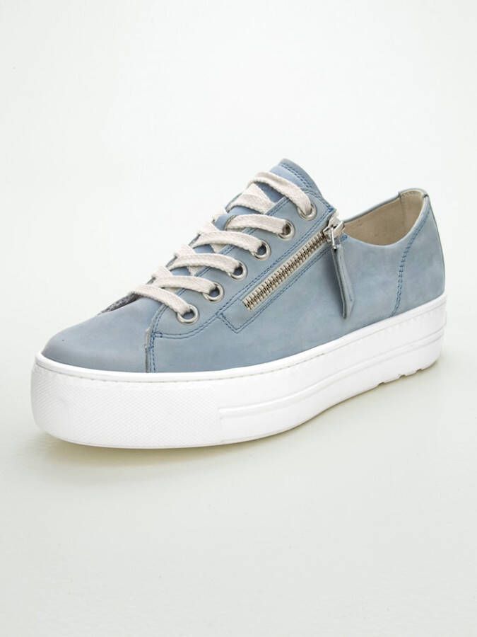Paul Green Sneaker met rits Lichtblauw