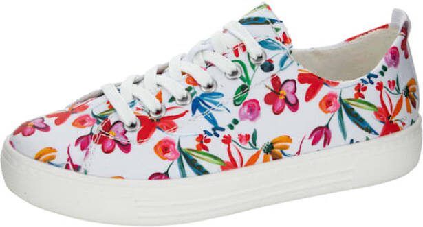 Remonte Sneaker met mooi bloemendessin Wit/Multicolor